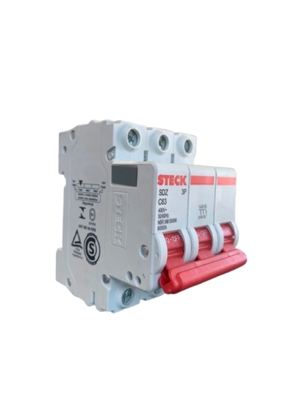 DISYUNTOR SDZ 3X63A 6KAC - STECK