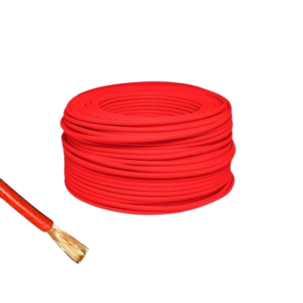 CABLE EK MULTIFILAR 4MM2 - ROJO ROLLO 100M