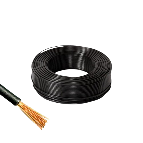 CABLE EK MULTIFILAR 4MM2 - NEGRO ROLLO 100M