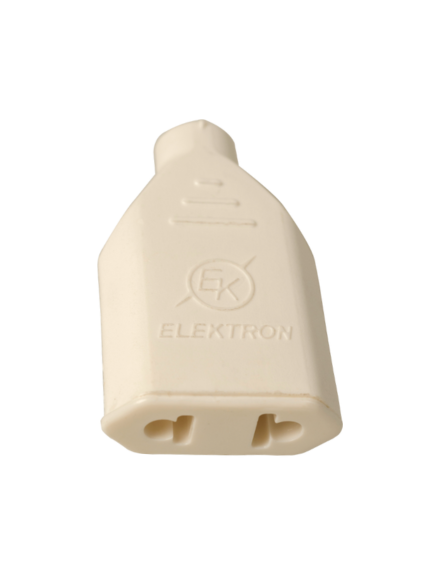 FICHA HEMBRA BLANCO ELEKTRON