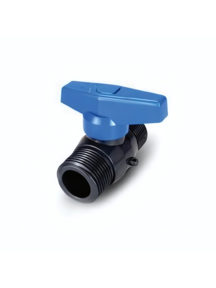 LLAVE DE PASO PLASTICO 1/2 PVC