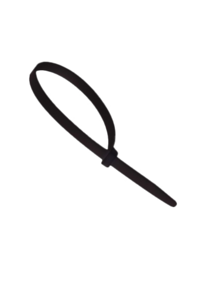 CINTILLO COLLARIN 400x5mm NEGRO X100UND - ARGO