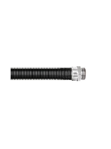 CAÑO CORRU. METALICO FLEXIBLE 1/2´´PULG C/ PVC NEGRO-ELECON