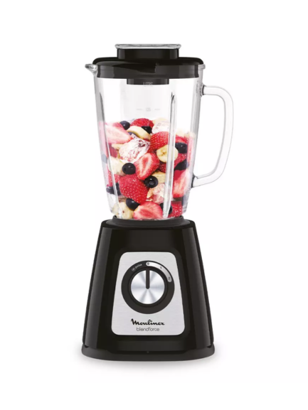 LICUADORA MOULINEX LM435 2V 1,75L 800W VASO VIDRIO NEGRO