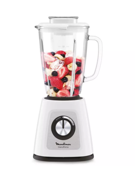 LICUADORA MOULINEX LM435 2V 1,75L 800W VASO VIDRIO BLANCO