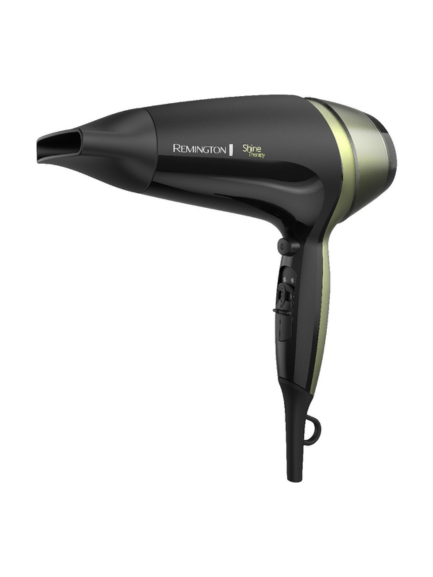 SECADOR DE PELO REMINGTON D13A SHINE THERAPY AVOCADO