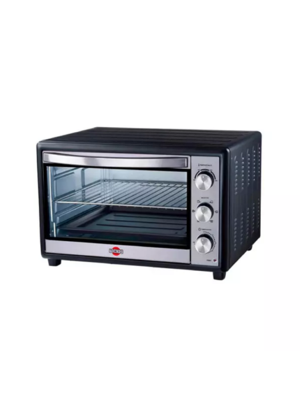 HORNO ELECTRICO TOKYO LISTO PLUS 56LTS NEGRO 2REJ/1BAND/1REC.MIG./1AGARRAD