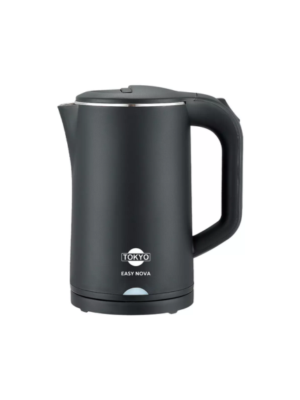 HERVIDORA TOKYO EASY PRO NEGRA JARRA DE ACERO INOXIDABLE  1,7 L 1500 W