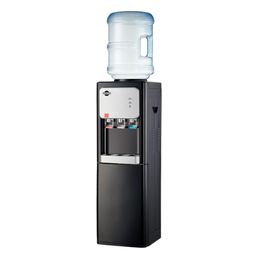 BEBEDERO DE PIE NEGRO TOKYO CRYSTAL BIDON SUP. 3 TEMP.C/COMP 500W - EDTBTOKNEG