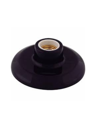 [1214] PORTALAMPARA PLAFON E27 NEGRO ELEKTRON