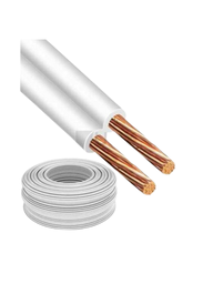 [7453] CABLE CORDON 100MM BLANCO 2X0,50MM - LA7000742