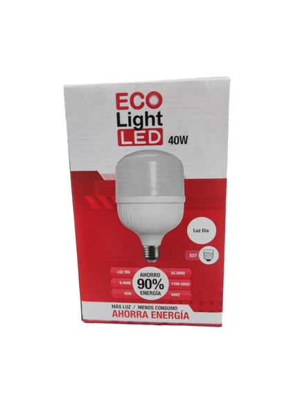LED BULB 40W YT-T120-1 ECO E27 6400K CAJA