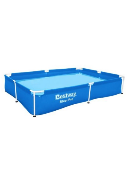 Piscina rect. con est. metalica 1.500Lt. sin Depurador. Bestway - 10471