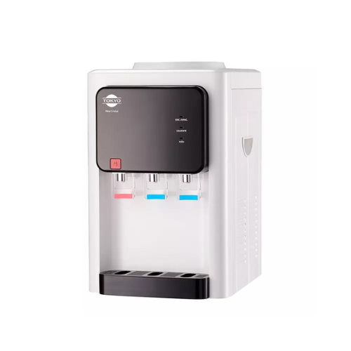 BEBEDERO DE MESA TOKYO NEW CRYSTAL 3 TEM.C/COMPRESOR BLANCO - EDTBTOKBM