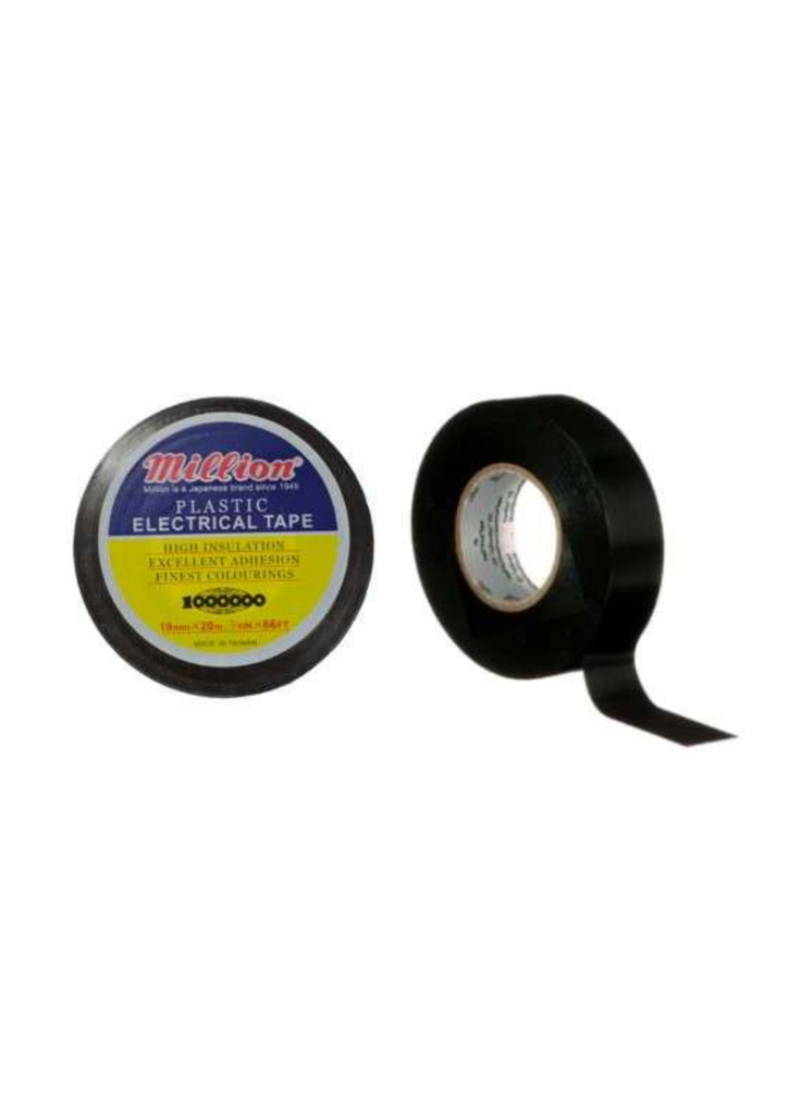 CINTA AISLADORA MILLION NEGRO 20MTS LA3430620