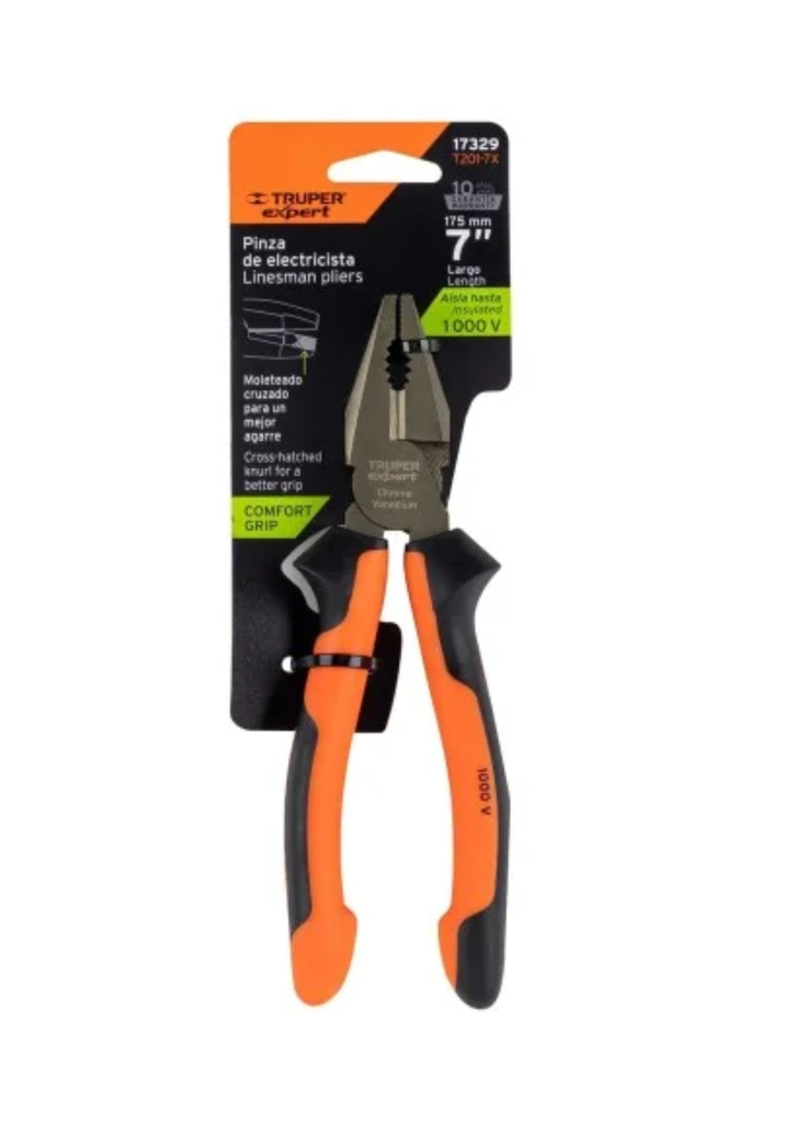 PINZA UNIVERSAL TR 1000V 7" TRUPER LA017329TR