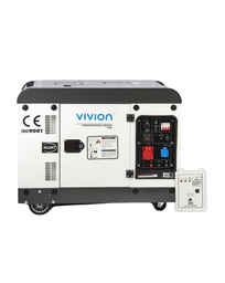 [4500] GENERADOR MONOFÁSICO DIESEL 10KVA / ATS MONOFÁSICO VIVION 10KVA