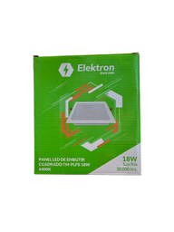 [1194] PANEL LED ELEKTRON EMBUTIR 18W CUADRADO TM-PLPS SMD 6400K