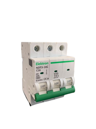 [1138] INTERRUPTOR TERMOMAGNÉTICO ACCESORIABLE ELEKTRON 16A 6KA 3P