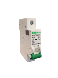 [1139] INTERRUPTOR TERMOMAGNÉTICO ACCESORIABLE ELEKTRON 20A 6KA 1P