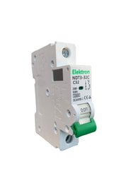 [1143] INTERRUPTOR TERMOMAGNÉTICO ACCESORIABLE ELEKTRON 32A 6KA 1P