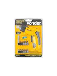[4322] VONDER ATORNILLADOR BATERIA LITIO 3.6V PBV120 1/4´´ C/ 12 AC