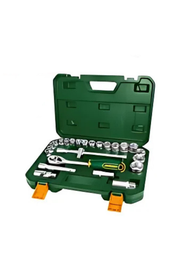 [5073] JUEGO DE LLAVE TUBO HEXAGONALES CrV 1/2&quot;24pzs JADEVER MALETA