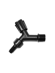 [2098] CANILLA PLASTICA NEGRO 1/2 GRAP