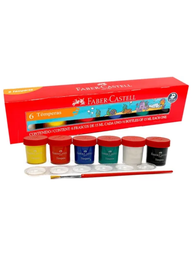TEMPERA FABER EST X 6 COLORES 15ML