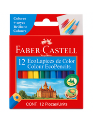 LAPIZ DE COLOR FABER 12 UND CORTO